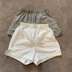 Soffe cheer shorts, size SM
